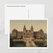 Nationalmuseum, Amsterdam, Niederlande Postkarte (Vorne/Hinten)