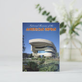 Nationalmuseum des Amerikanischen Ureinwohners Postkarte (Stehend Vorderseite)