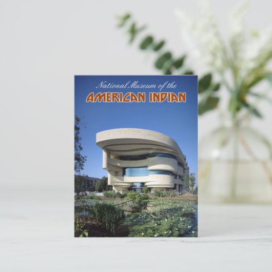 Nationalmuseum des Amerikanischen Ureinwohners Postkarte (Stehend Vorderseite)
