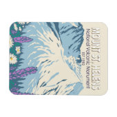 Nationalmuseum Monument San Helens Magnet (Horizontal)