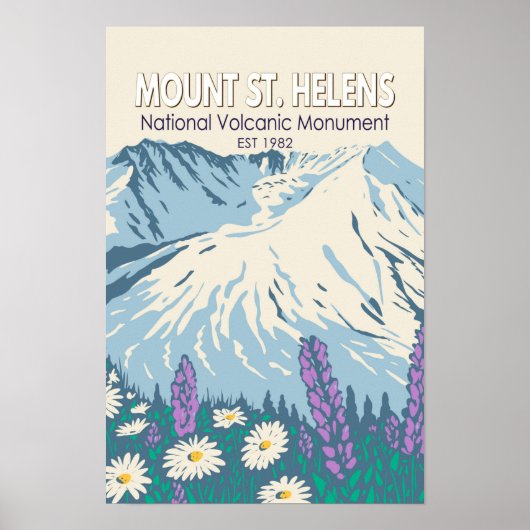 Nationalmuseum Monument San Helens Poster (Vorne)