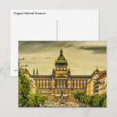 Nationalmuseum Prag Postkarte (Vorne/Hinten)