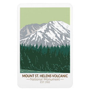 Nationalmuseum St. Helens Vintag Magnet