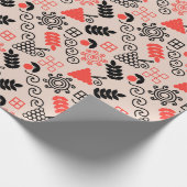 Nationalmuster im ukrainischen Stil Geschenkpapier (Ecke)