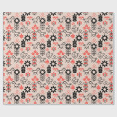 Nationalmuster im ukrainischen Stil Geschenkpapier (Flach)