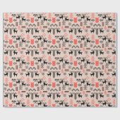 Nationalmuster im ukrainischen Stil Geschenkpapier (Flach)