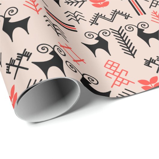 Nationalmuster im ukrainischen Stil Geschenkpapier (Rolleneckpunkt)