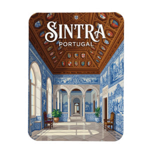 Nationalpalast von Sintra Portugal Magnet