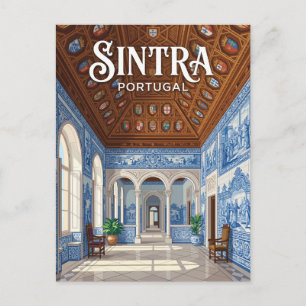 Nationalpalast von Sintra Portugal Postkarte