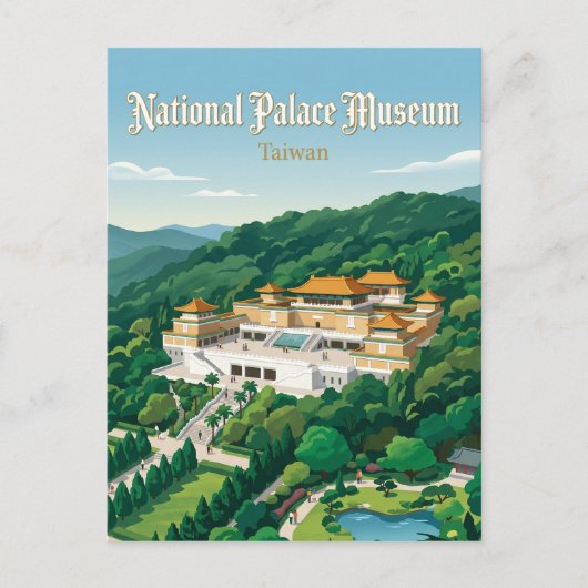 Nationalpalastmuseum Taiwan Postkarte (Vorderseite)