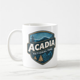Nationalpark Acadia Emblem Kaffeetasse