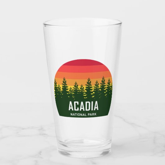 Nationalpark Acadia Glas (Vorderseite)