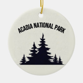 Nationalpark Acadia Keramik Ornament