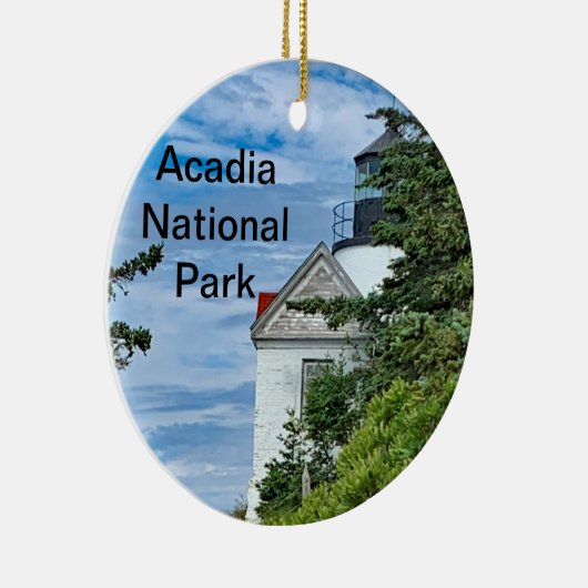 Nationalpark Acadia Keramik Ornament (Rechts)