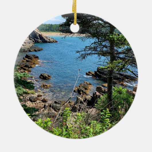 Nationalpark Acadia Keramik Ornament (Hinten)