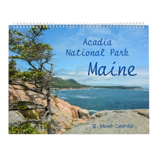 Nationalpark Acadia Maine 12-monatiger Kalender (Titelbild)