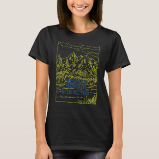 Nationalpark Acadia Minimalistisches Retro 1 T-Shirt