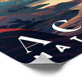 Nationalpark Acadia, Nationalparks Mauerplakat Poster (Ecke)