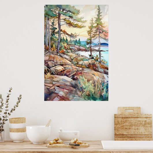 Nationalpark Acadia Poster (Küche)