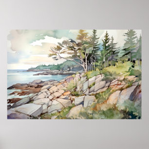 Nationalpark Acadia Poster
