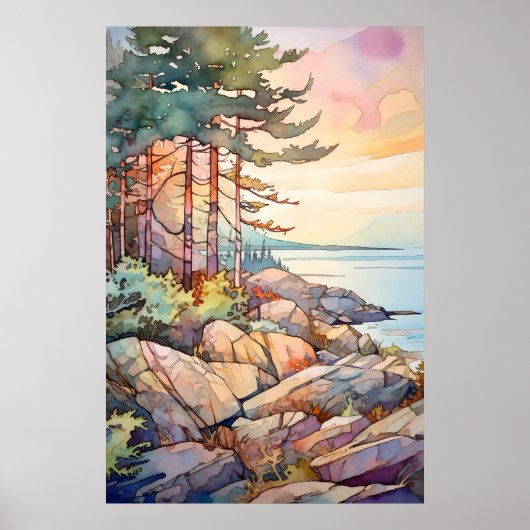 Nationalpark Acadia Poster (Vorne)