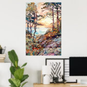 Nationalpark Acadia Poster (Heimbüro)