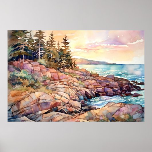 Nationalpark Acadia Poster (Vorne)