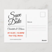 Nationalpark Acadia - Puffin Postkarte (Rückseite)