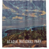 Nationalpark Acadia Sky Duschvorhang (Vorderseite)