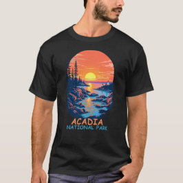 Nationalpark Acadia - Sonnenuntergang T-Shirt