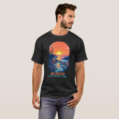 Nationalpark Acadia - Sonnenuntergang T-Shirt (Vorne ganz)