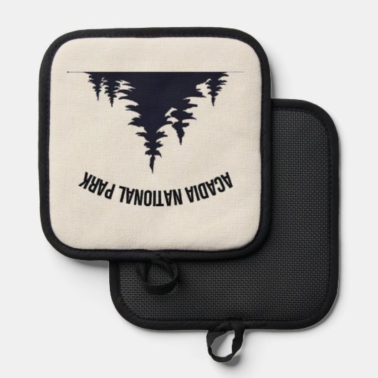 Nationalpark Acadia Topflappen (Vorderseite/Rückseite)