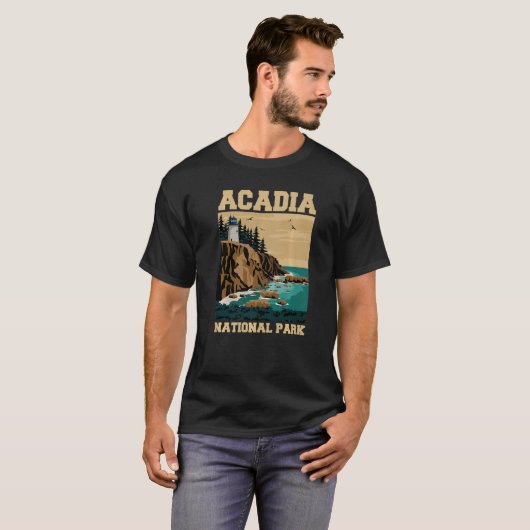 Nationalpark Acadia Wandern im Val Piora T-Shirt (Vorne ganz)