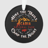 NATIONALPARK ACADIA WEITER DIE STADT ORNAMENT (Vorderseite)