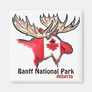 Nationalpark-Albertas Kanada Banffs Elchmagnet Magnet