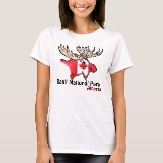 Nationalpark-Albertas Kanada Banffs T-Shirt (Vorderseite)