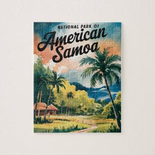 Nationalpark Amerikanisch-Samoa - Aquarellbahn - Puzzle