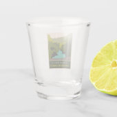 Nationalpark Amerikanisch-Samoa Minimal Schnapsglas (Rückseite)