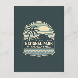 Nationalpark Amerikanisch-Samoas Postkarte
