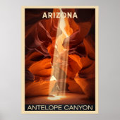 Nationalpark Antelope Canyon in Arizona V02 Poster (Vorne)