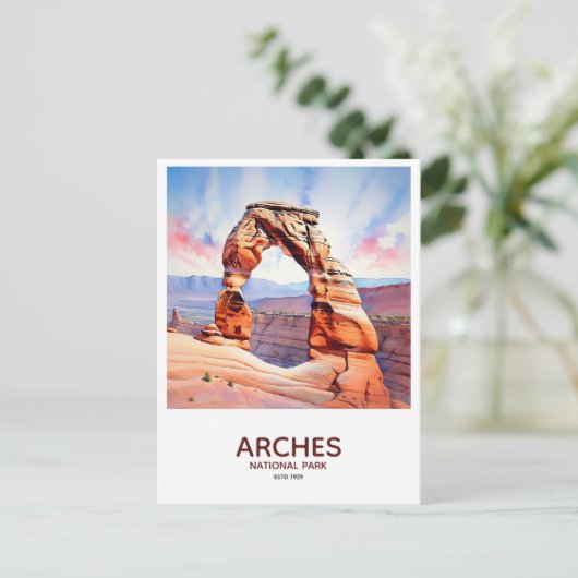 Nationalpark Arches - Delikatessen Postkarte (Stehend Vorderseite)