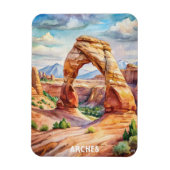 Nationalpark Arches Magnet (Vertikal)