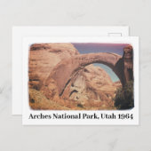 Nationalpark Arches Utah 1964 Postkarte (Vorne/Hinten)