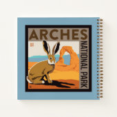 Nationalpark Arches, Utah | Kaninchen Notizblock (Rückseite)