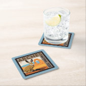 Nationalpark Arches, Utah | Kaninchen Rechteckiger Pappuntersetzer (Vor Ort)