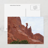 Nationalpark Arches, Utah Postkarte (Vorne/Hinten)
