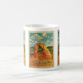 Nationalpark Arches - Vintager, delikater Arche Kaffeetasse (Mittel)