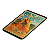 Nationalpark Arches - Vintager, delikater Arche Magnet (Linke Seite)