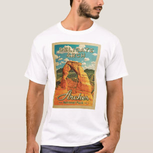 Nationalpark Arches - Vintager, delikater Arche T-Shirt