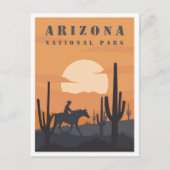 Nationalpark Arizona Postkarte (Vorderseite)